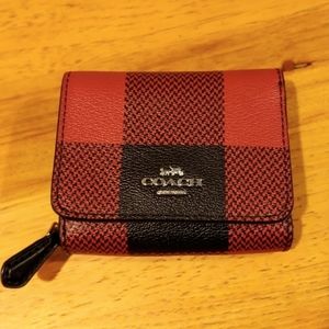 Coach Plaid Wallet